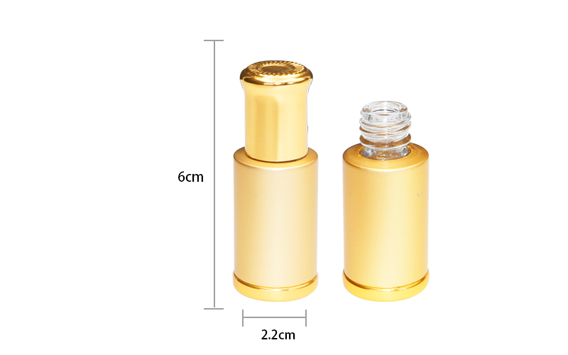3ml精油瓶金黄尺寸